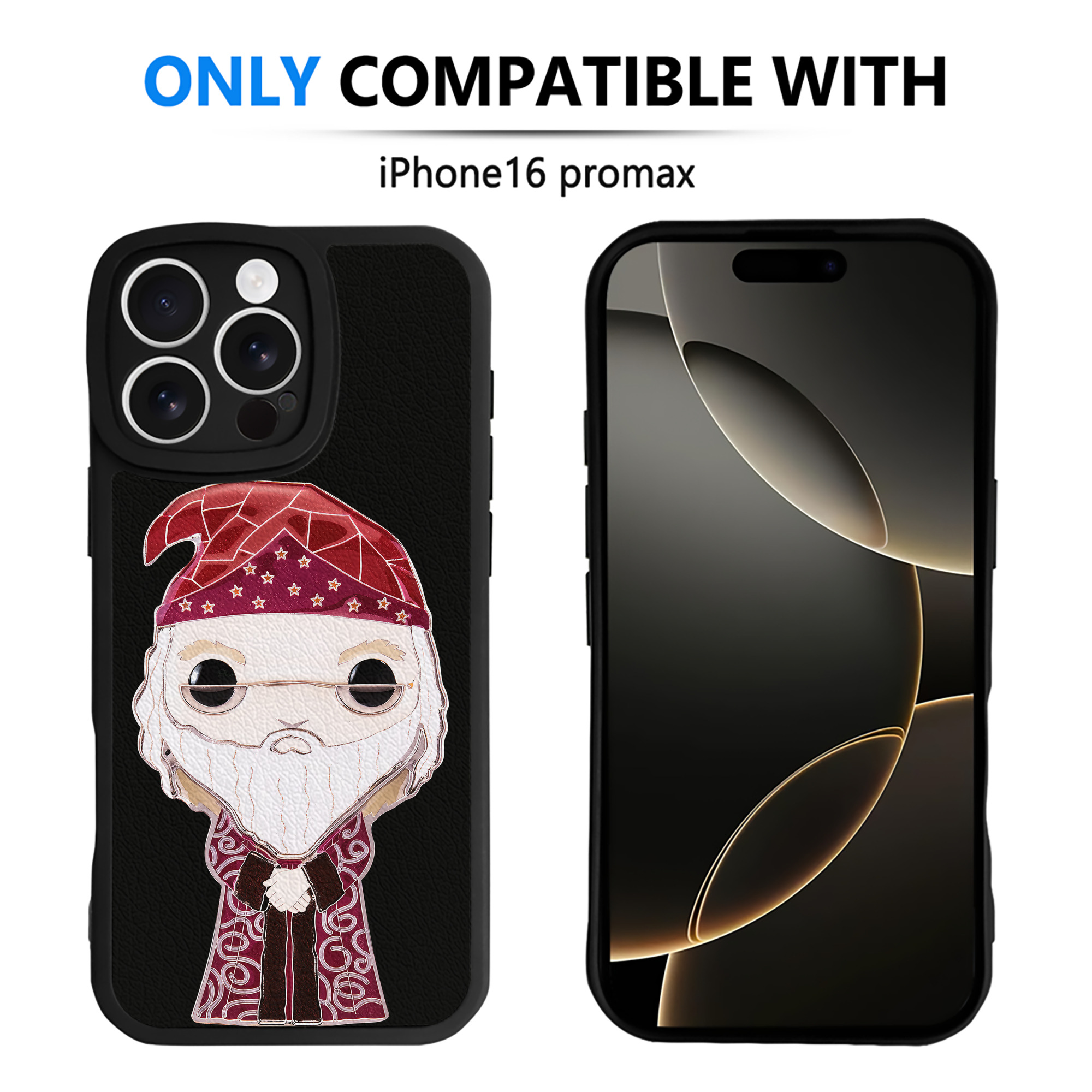 （画像用） Harry Potter ハリー・ポッターシリーズ 【iPhone 16シリーズ対応】シリコンスマホケース（レザー調） 材質：シリコン